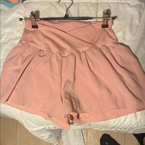 Lululemon dupe High-Waisted Athletic Shorts Coral